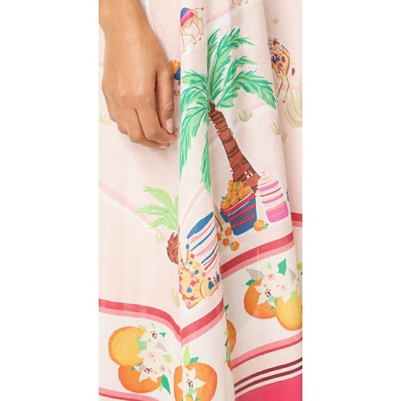 New! KATE SPADE Maxi Dress Swim Cover-Up Cotton - Picture 6 of 8